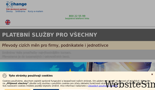 exchange.cz Screenshot