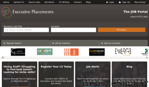 executiveplacements.com Screenshot