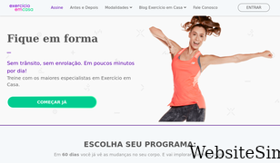 exercicioemcasa.com.br Screenshot