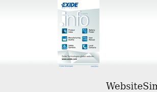 exide.info Screenshot
