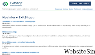 exitshop.cz Screenshot