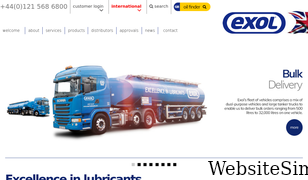 exol-lubricants.com Screenshot