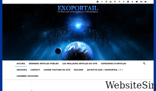 exoportail.com Screenshot