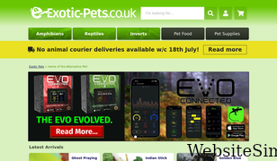 exotic-pets.co.uk Screenshot