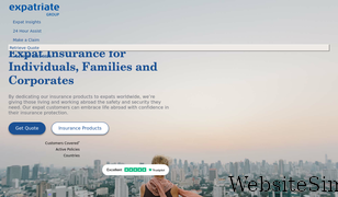 expatriatehealthcare.com Screenshot