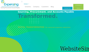 expenzing.com Screenshot