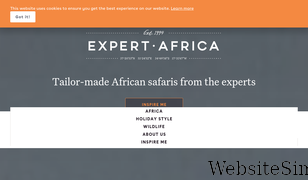 expertafrica.com Screenshot