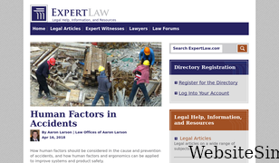 expertlaw.com Screenshot