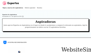 expertosenaspiradoras.com Screenshot
