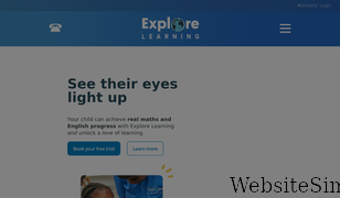 explorelearning.co.uk Screenshot