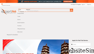 exporthub.com Screenshot