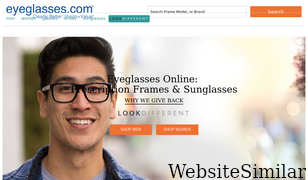 eyeglasses.com Screenshot