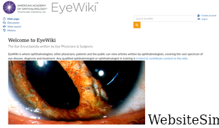 eyewiki.org Screenshot