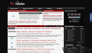 f1reader.com Screenshot