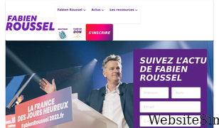 fabienroussel2022.fr Screenshot