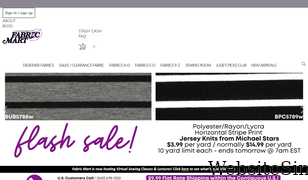 fabricmartfabrics.com Screenshot