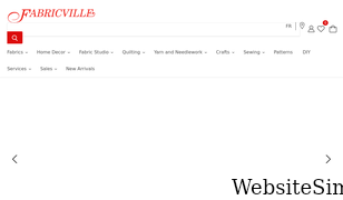 fabricville.com Screenshot