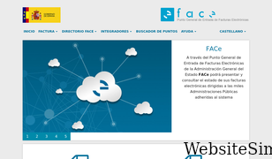 face.gob.es Screenshot