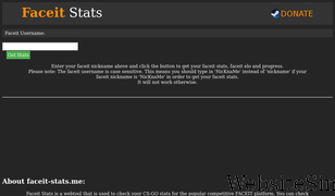 faceit-stats.me Screenshot