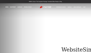 factorbikes.com Screenshot