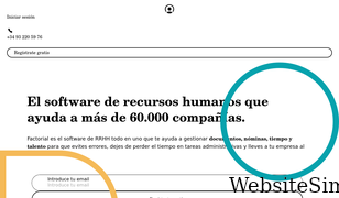 factorialhr.es Screenshot