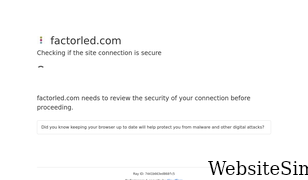 factorled.com Screenshot