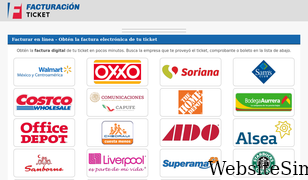 facturacion-ticket.com.mx Screenshot