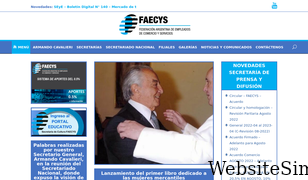 faecys.org.ar Screenshot