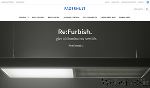 fagerhult.com Screenshot