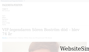 fagersta-posten.se Screenshot