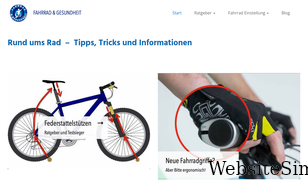 fahrrad-gesundheit.de Screenshot