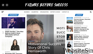 failurebeforesuccess.com Screenshot