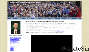 faithfulwordbaptist.org Screenshot