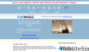 faithwriters.com Screenshot