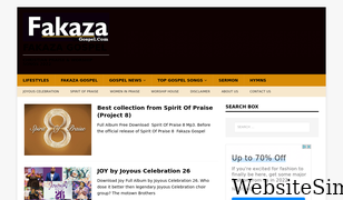 fakazagospel.com Screenshot