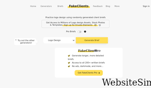 fakeclients.com Screenshot