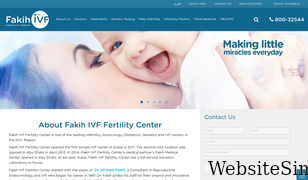 fakihivf.com Screenshot