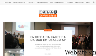 falauniversidades.com.br Screenshot
