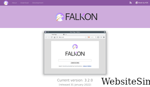 falkon.org Screenshot