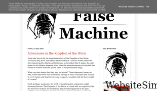 falsemachine.blogspot.com Screenshot