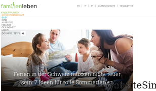 familienleben.ch Screenshot
