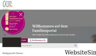 familienportal.de Screenshot