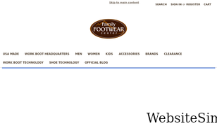 familyfootwearcenter.com Screenshot
