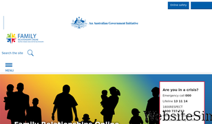 familyrelationships.gov.au Screenshot