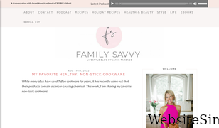 familysavvy.com Screenshot