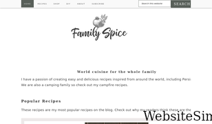 familyspice.com Screenshot
