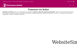 famososenbolas.com Screenshot
