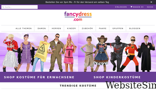 fancydress.com Screenshot