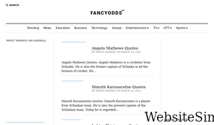 fancyodds.com Screenshot