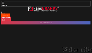 fansbrands.com Screenshot
